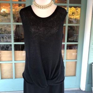 Splendid lightweight cotton sleeveless sweater